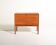 Cabinet de bar en teck avec porte rabattable, Scandinavie, années 1960