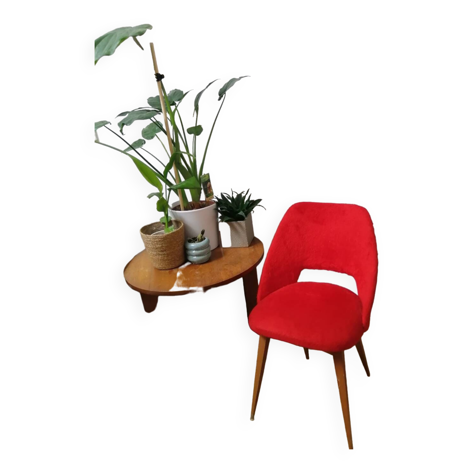 Plush chair