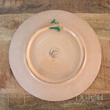 Vintage Hand Painted Tunisian Decorative Plate With Camel, Ornate Stoneware