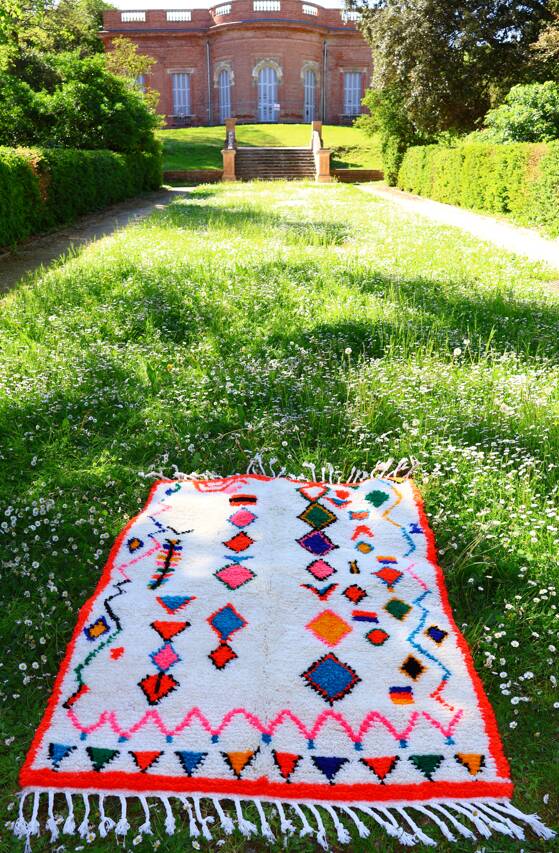 Berber wool rug – Handmade – 1.06 x 1.54