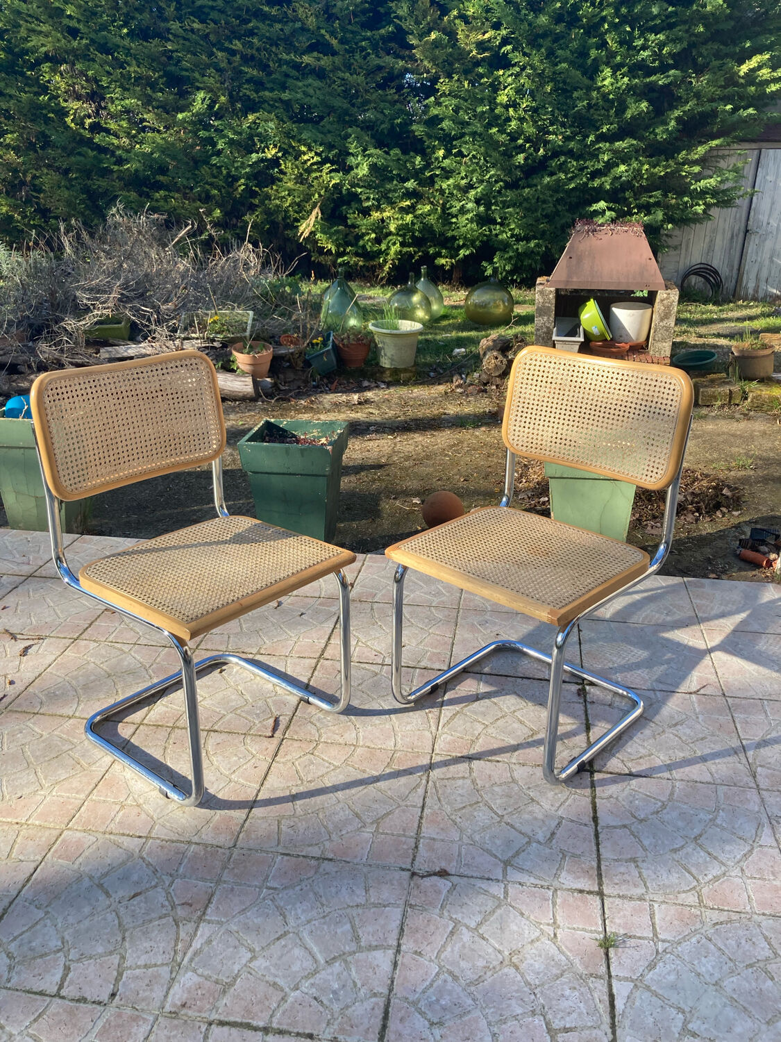 Pair of vintage Marcel Breuer chairs