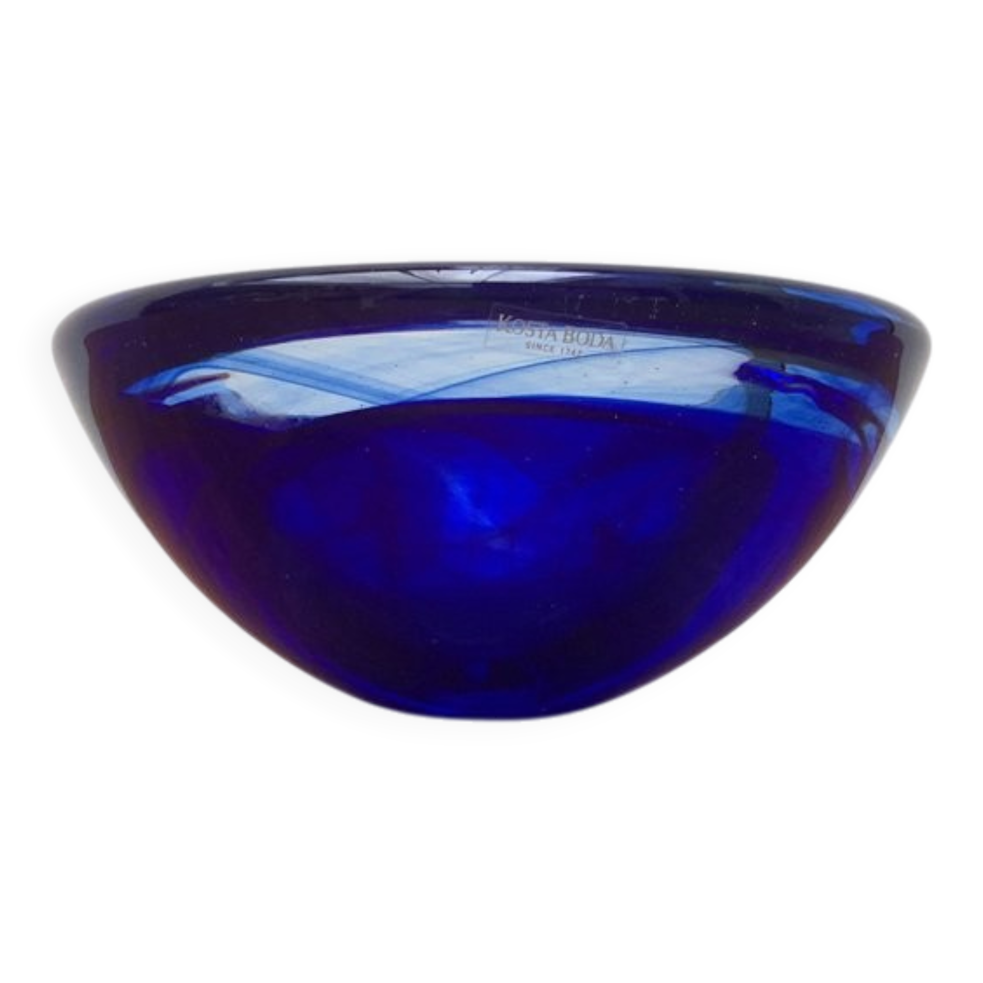 Vintage Swedish glass bowl by Kosta Boda