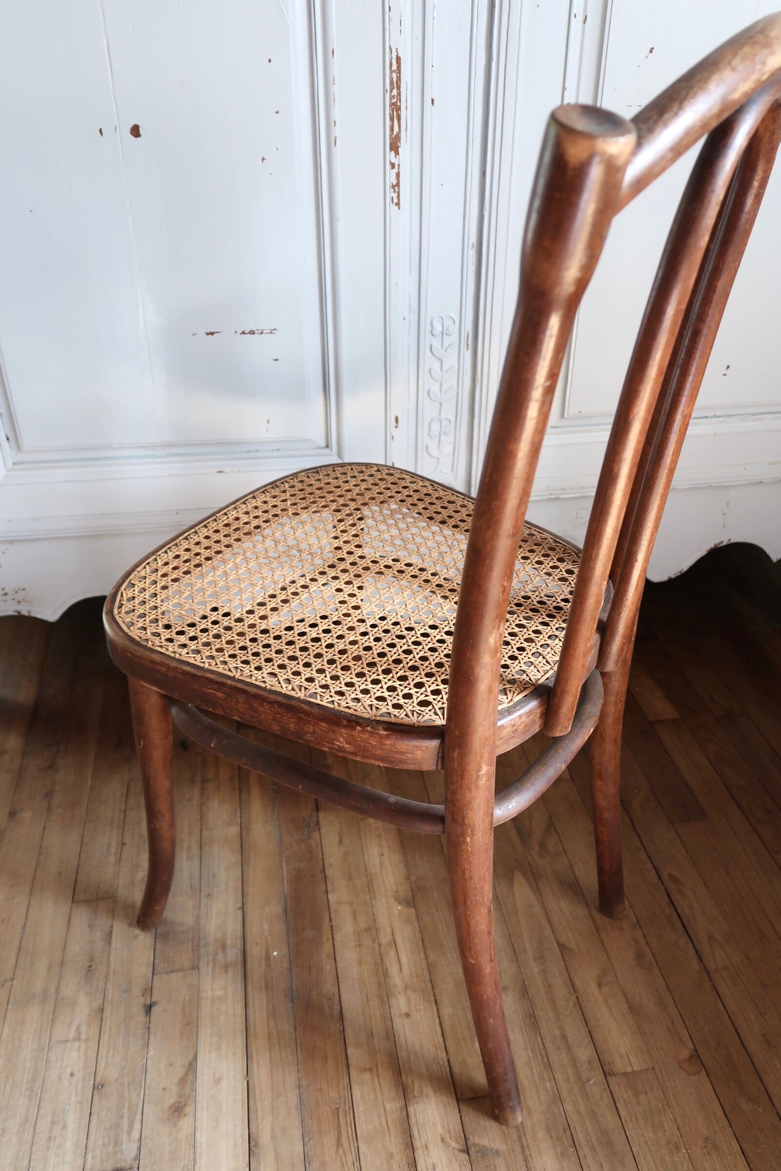 Canned bistro chair Thonet N°56 years 40