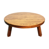 Vintage tripod coffee table brutalist style