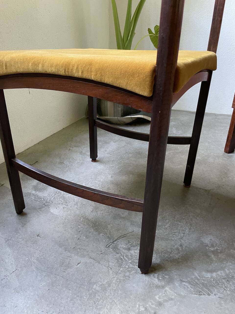 Desk and its Scandinavian rosewood chair