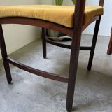 Bureau et sa chaise scandinave palissandre