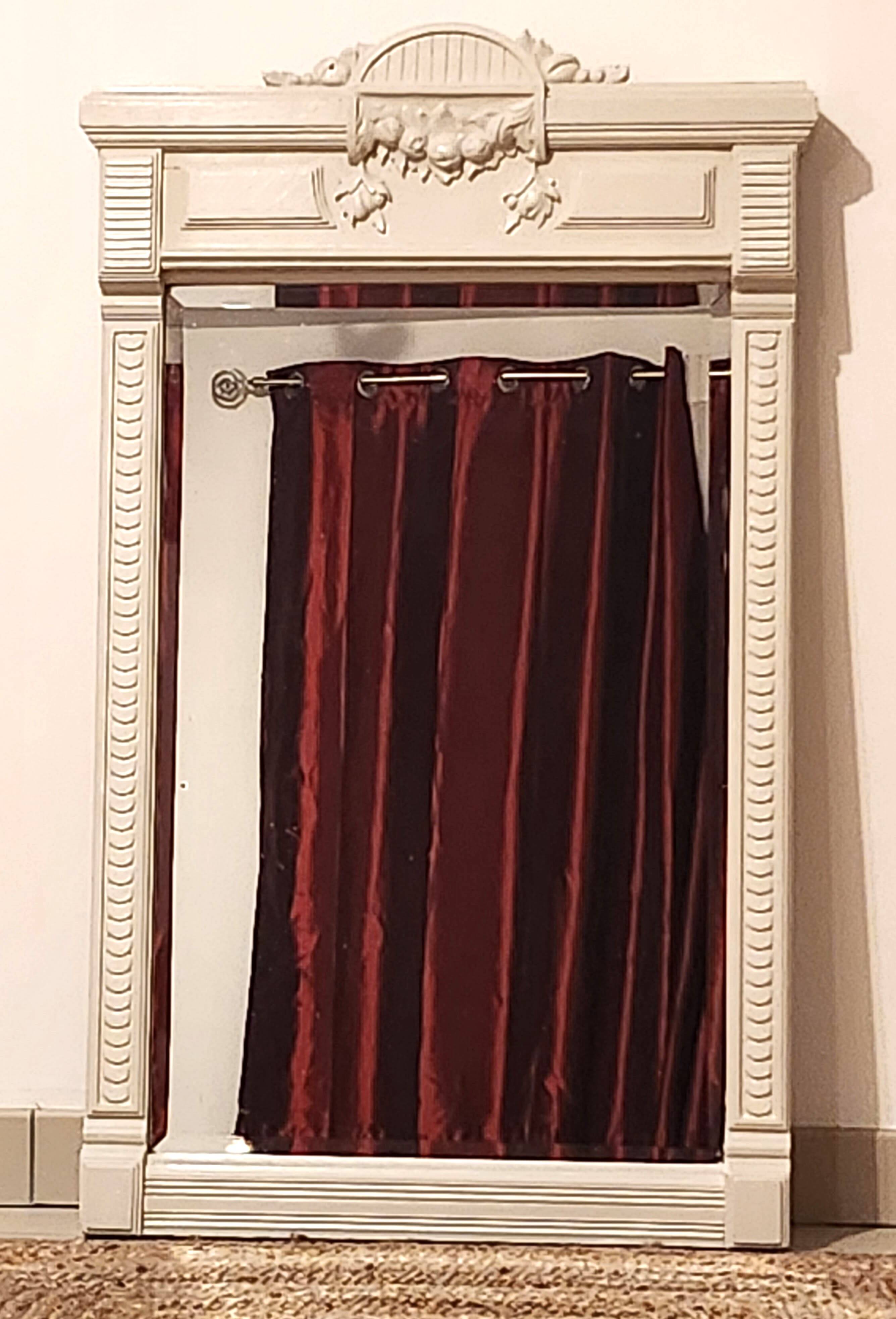 Antique trumeau mirror