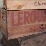 Chicorée Leroux wooden case