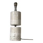 Lampe travertin vintage design années 60 70