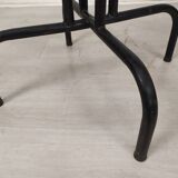 Vintage perforated metal bistro table