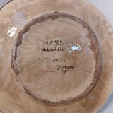 Set of 5 dessert plates and 2 vallauris plates, signed jérôme massier - circa 50/60