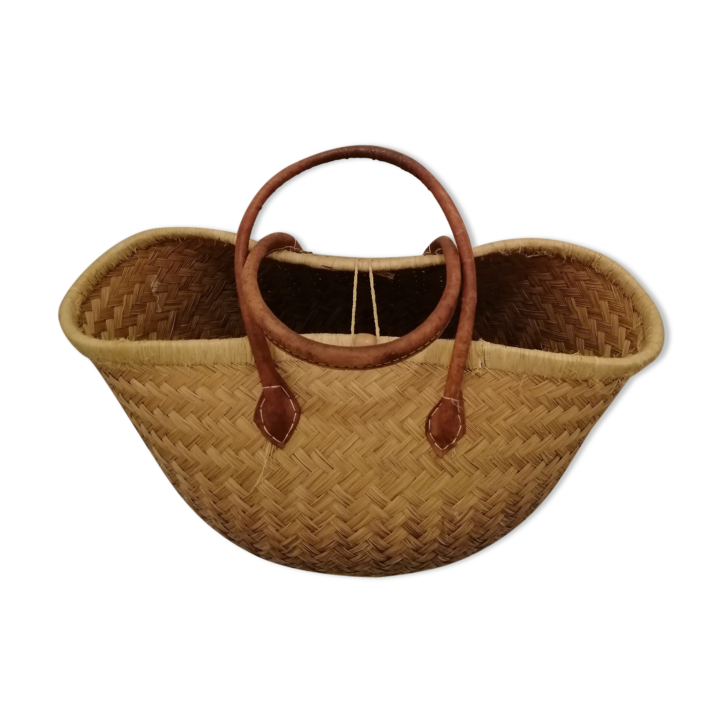 Basket stuffed all in rattan