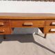 bureau en bois massif, vintage, bohème