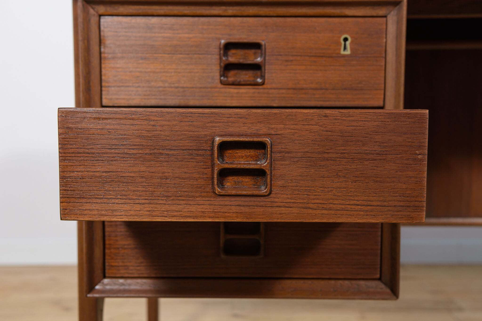 Mid-Century Teak Desk by Arne Vodder for Sibast, Denmark, 1960s