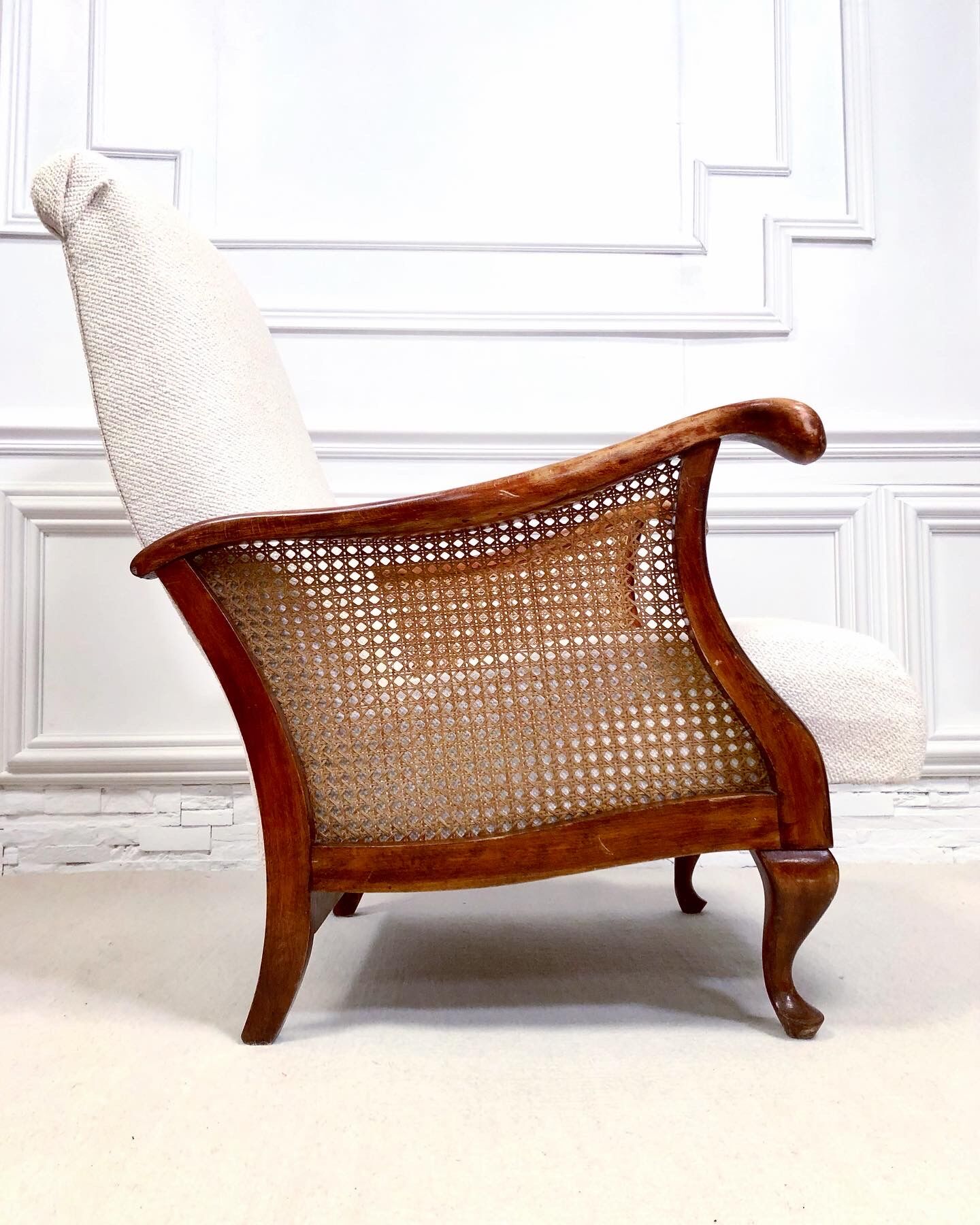 Vintage shepherdess armchair