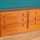 Retro Teak Stag Cantata, Mid Century Six Drawer Chest of Drawers