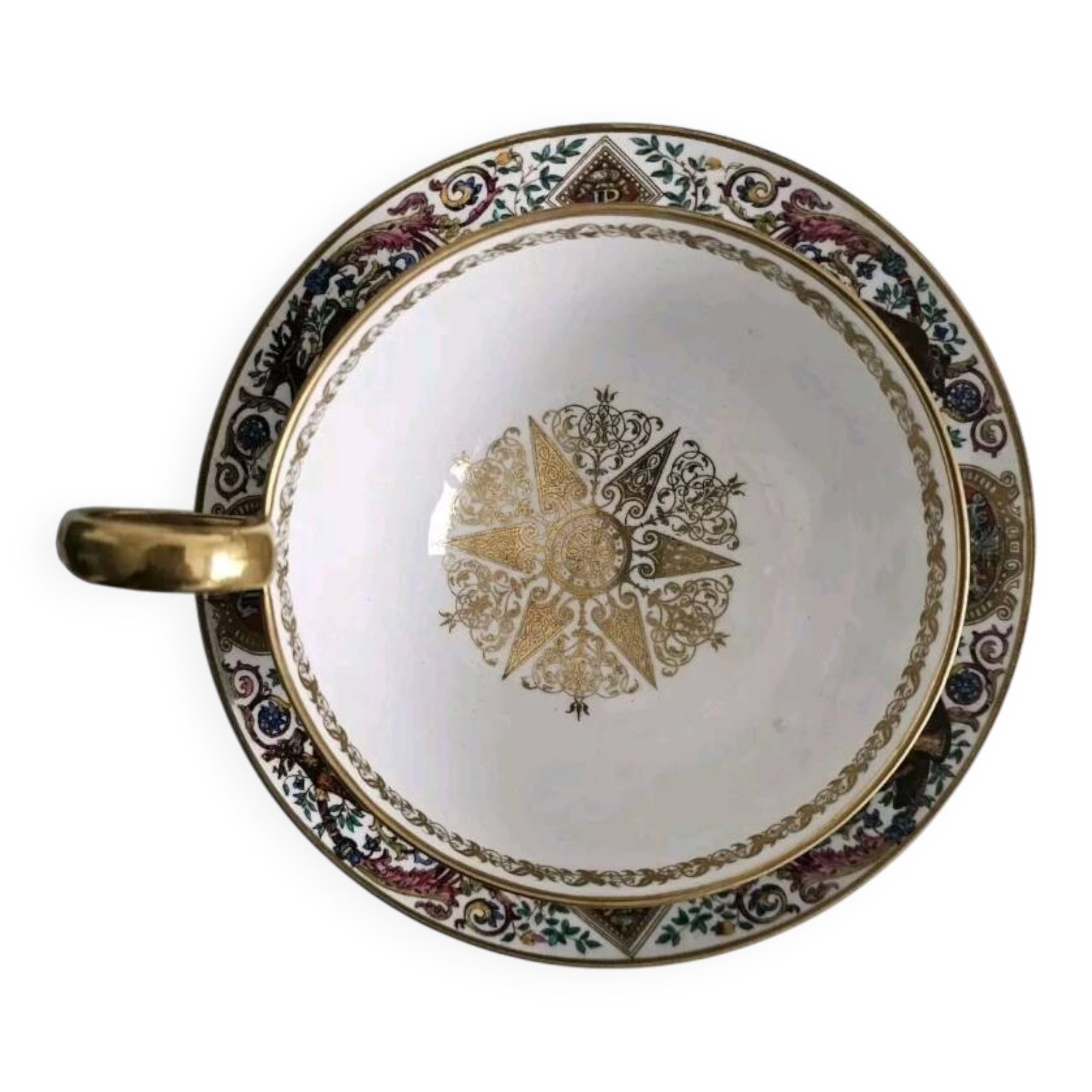 Sèvres cup and saucer 1846