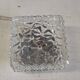 Ceiling light or wall light in moulded glass - mid 20th century.