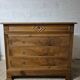 Louis-Philippe chest of drawers in solid walnut