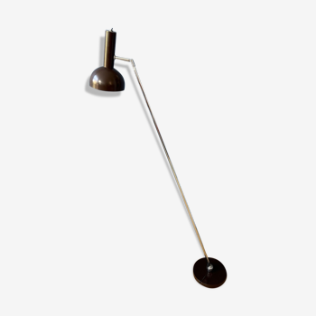 Rotary floor lamp brown ball Hala