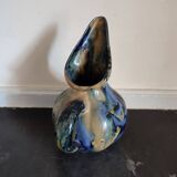 Old flamed sandstone pitcher