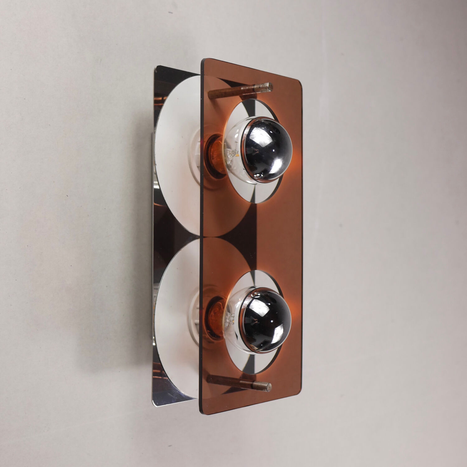 Disco plexi wall lamp by jocelyne trocmé for oxar
