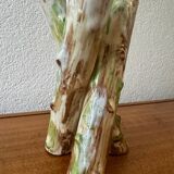 Majolica tripod vase early 20th