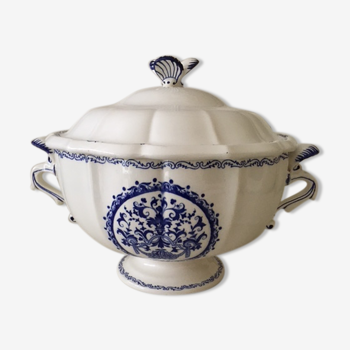 Soupiere  faience de gien 1960