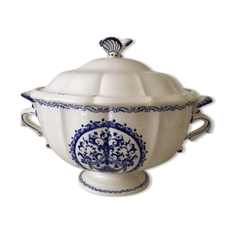 Tureen faience gien 1960