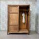 Parisian wardrobe with sliding doors and hanging space (renovated)