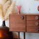 Petite enfilade scandinave sapelli – Design anglais années 60