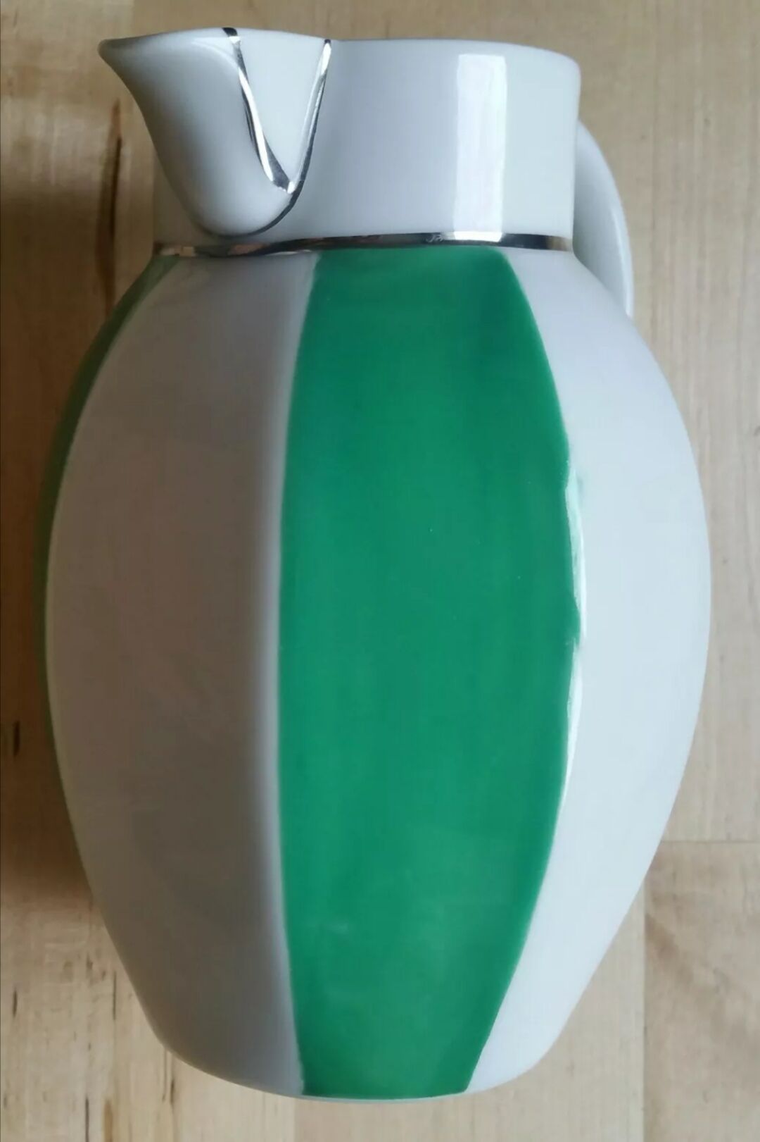 Limoges Porcelain Art Deco Pitcher