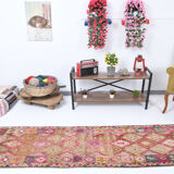 2x12 Narrow Vintage Runner Rug, 76x363Cm