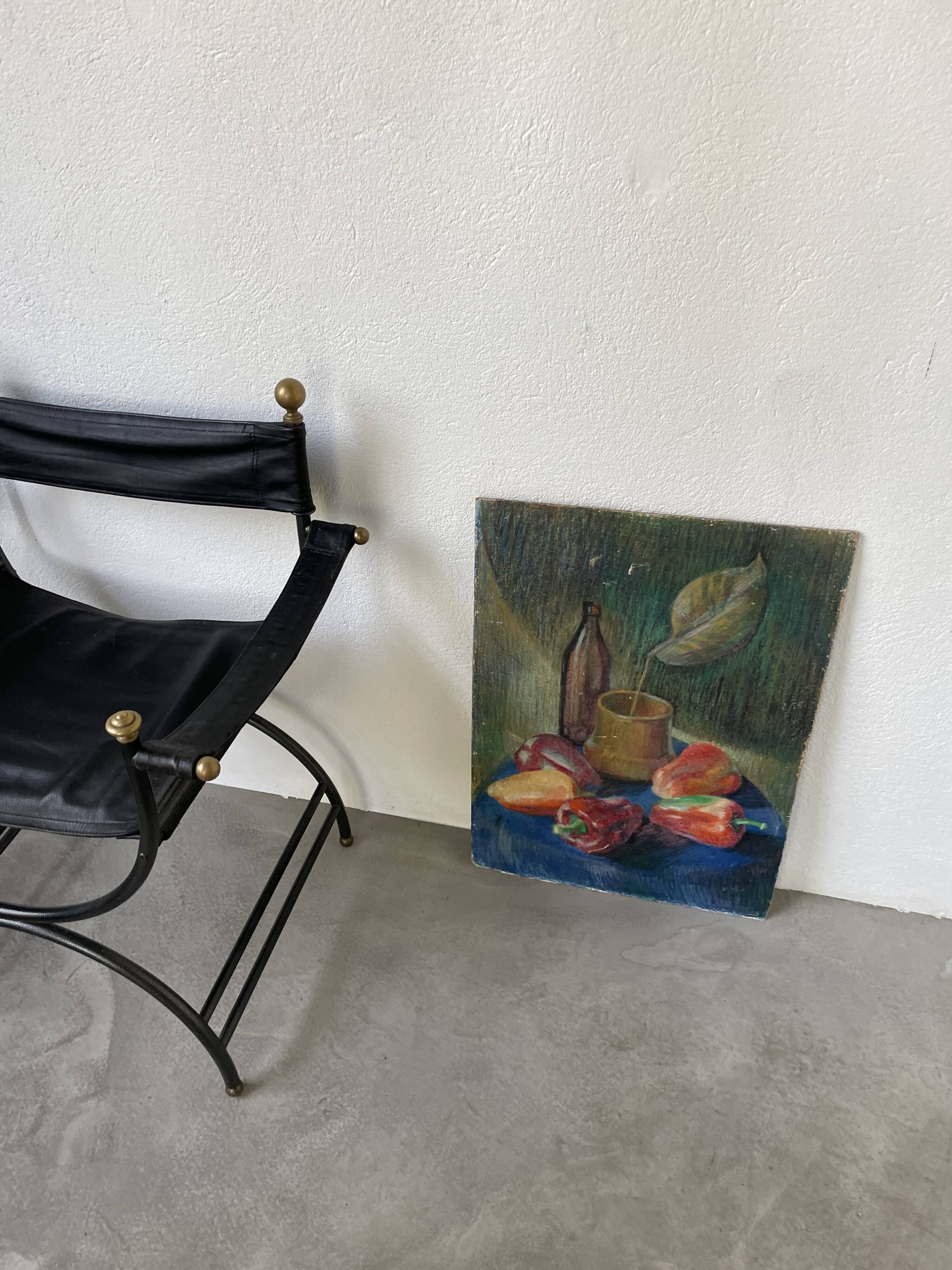 Oil pastel still life 1970