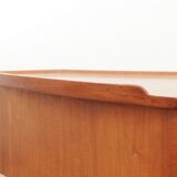 Scandinavian desk boomerang in teak by Arne Hovmand Olsen