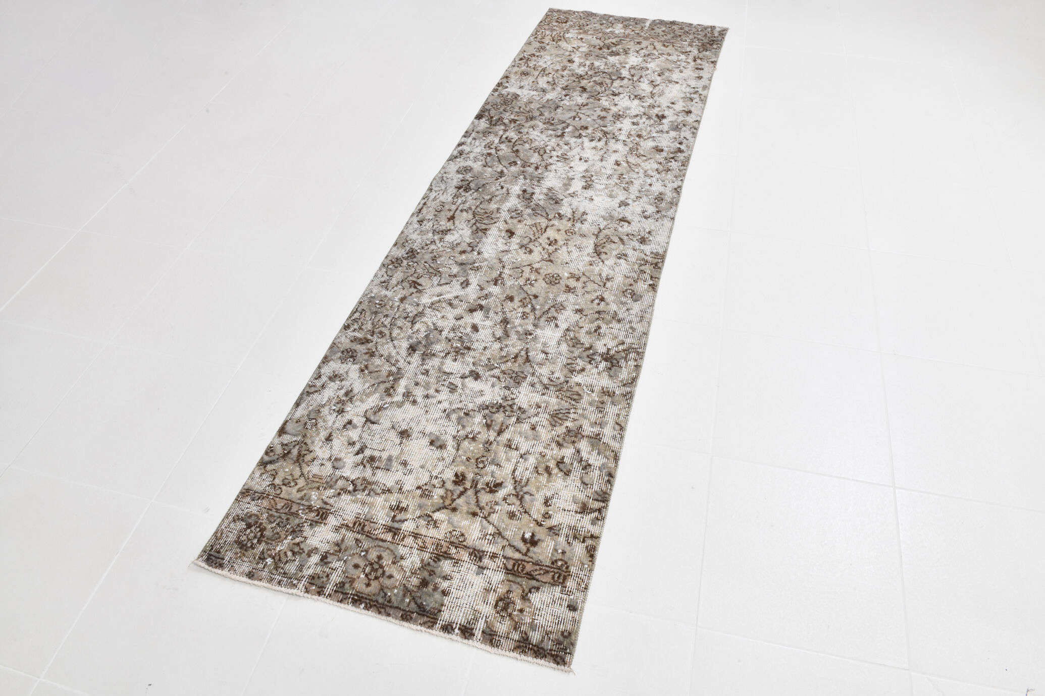 Turkish runner rug, 80x270cm