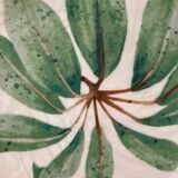 Handcrafted decorative ceramic plates