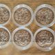 6 glass coasters