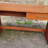 Wood veneer desk, 1970s