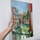 Oil on canvas – Picturesque view of Venice – landscape painting