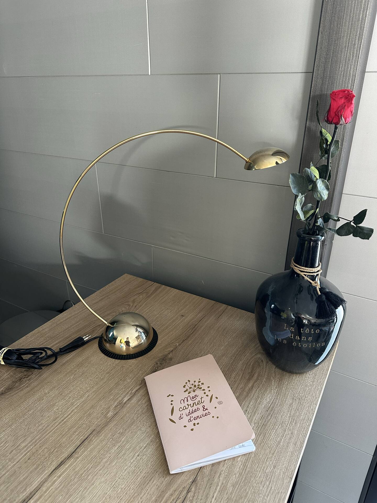Arc Vintage Desk Lamp Vrieland Design Brass – Bauhaus Style
