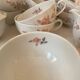 Tea service "Pink flowers" Bavarian porcelain