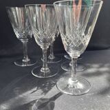 6 water glasses – Cristallerie de Nancy (1920-1934)