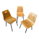Chaises en bois thermoformé 50/60