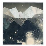 Collage on paper • mineralogie v