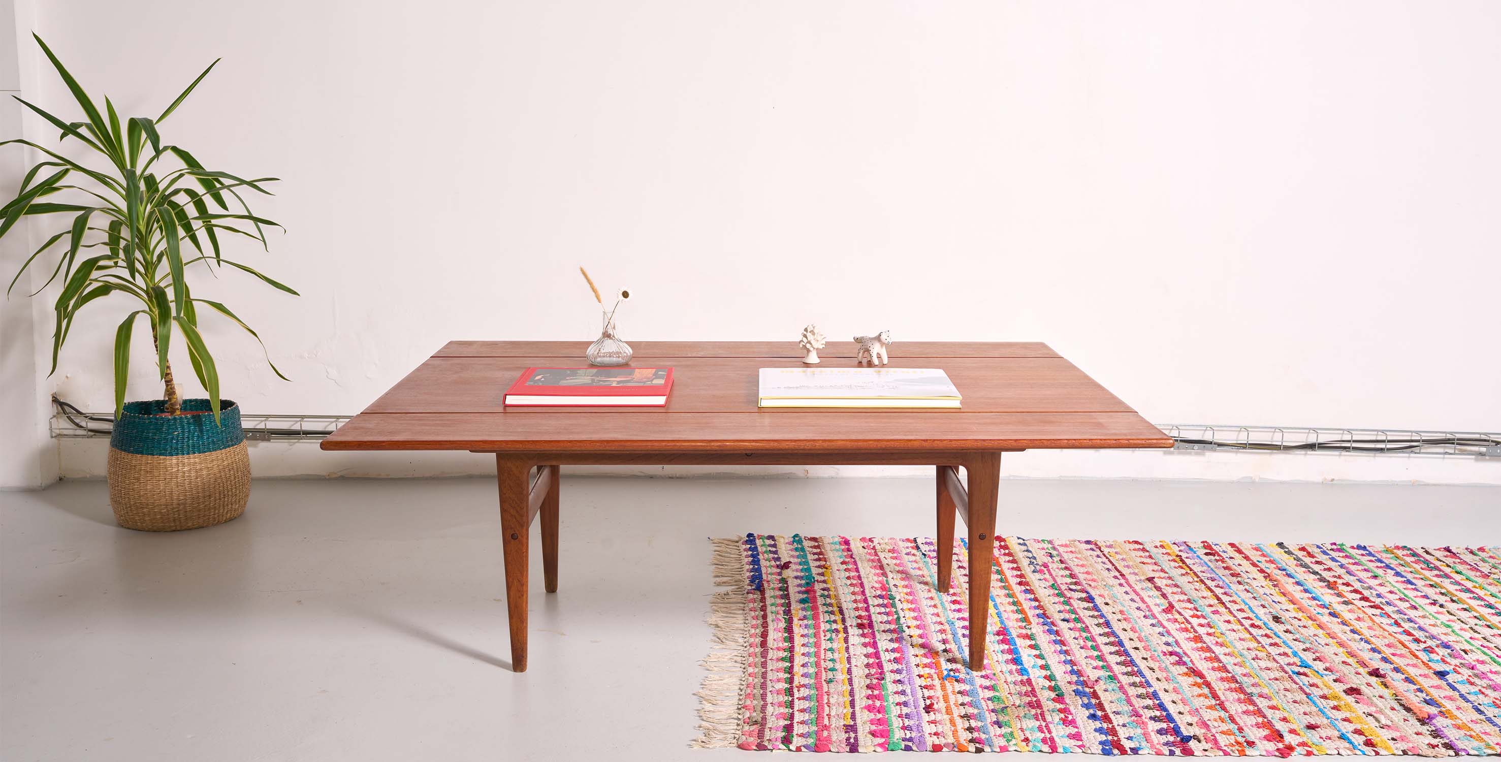 Danish vintage table Kai Kristiansen "Elevator" - convertible high table