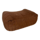 Pouf / footrest Annie Hiéronimus – Cinna – Brown corduroy