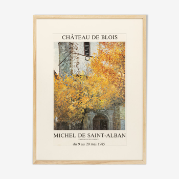 Affiche de l’exposition, Michel de Saint-Alban, 63 x 83 cm