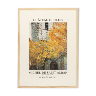 Affiche de l’exposition, Michel de Saint-Alban, 63 x 83 cm