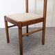 Set of 6 brutalist beech chairs, France circa 1970
